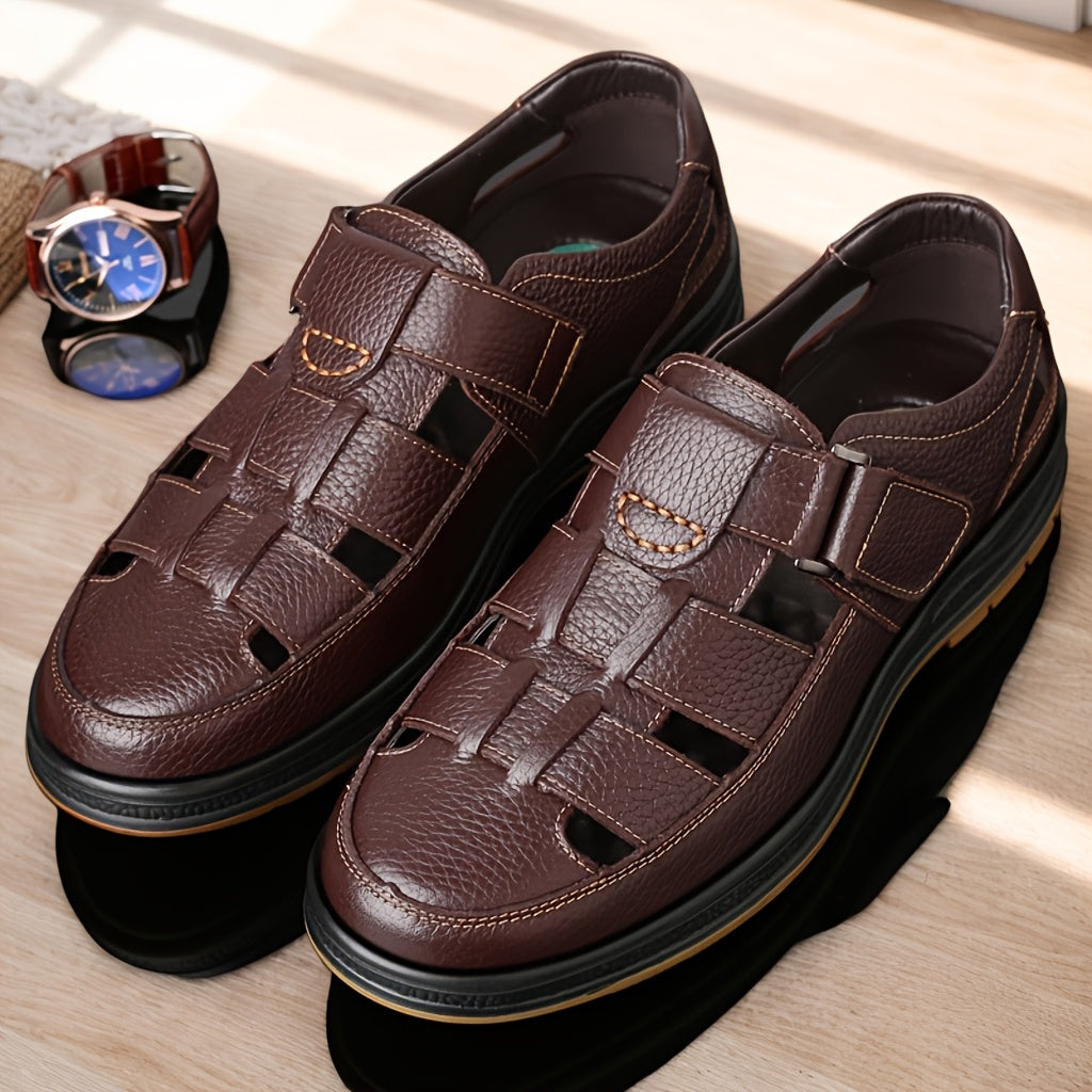 Herren Schuhe Leder Atmungsaktives Rutschfestes Sohlen