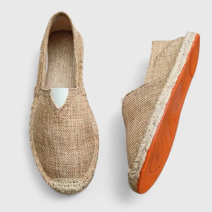 Herren Espadrilles Atmungsaktives Material Strandstil Beige
