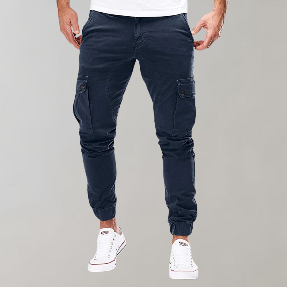 Herren Cargo-Hose Elastisch Bequem