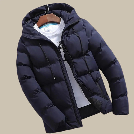 Herren Winterjacke Wasserdicht Pufferjacke Mit Kapuze - Norvielle