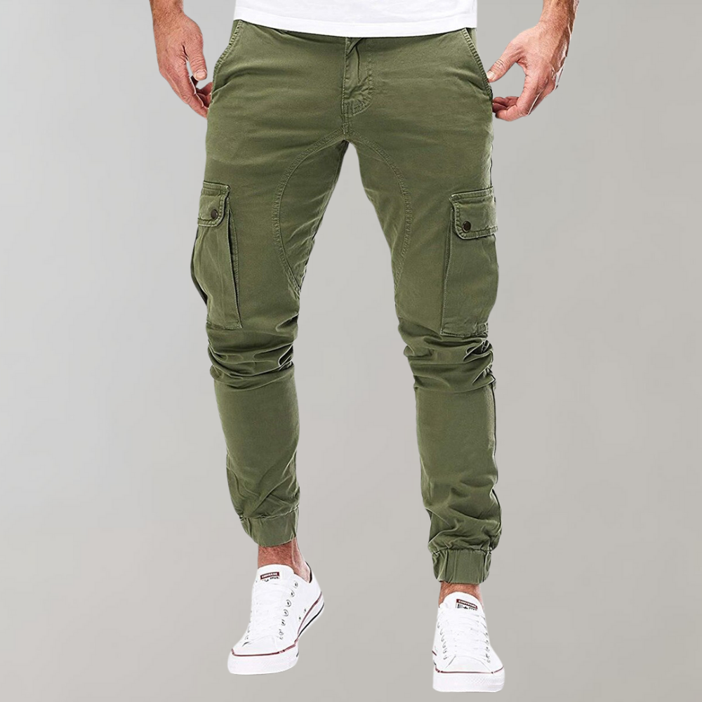 Herren Cargo-Hose Elastisch Bequem