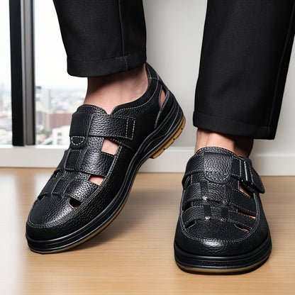 Herren Schuhe Leder Atmungsaktives Rutschfestes Sohlen