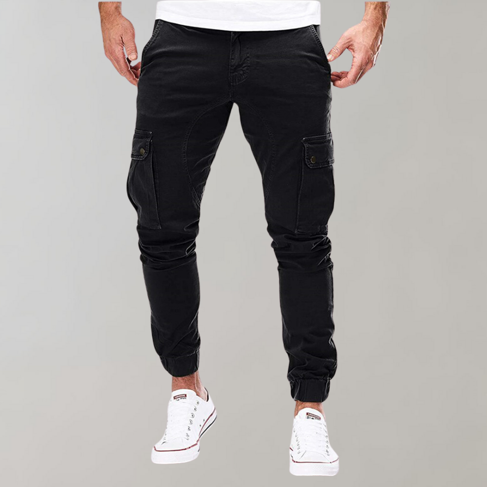 Herren Cargo-Hose Elastisch Bequem
