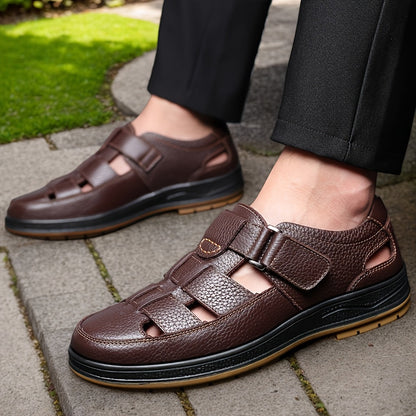 Herren Schuhe Leder Atmungsaktives Rutschfestes Sohlen