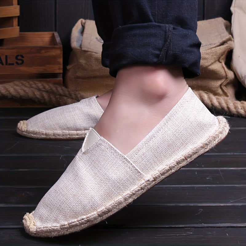 Herren Espadrilles Leicht Atmungsaktiv Sommer