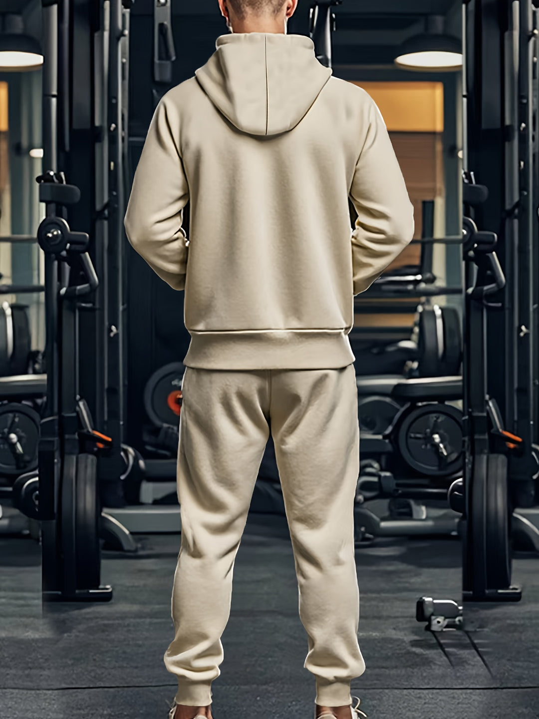Herren Sportset Jogginghose Hoodie Bequem