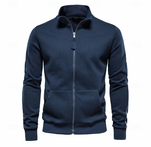 Herren Winterjacke Leicht Reißverschluss Stehkragen Warm - Norvielle