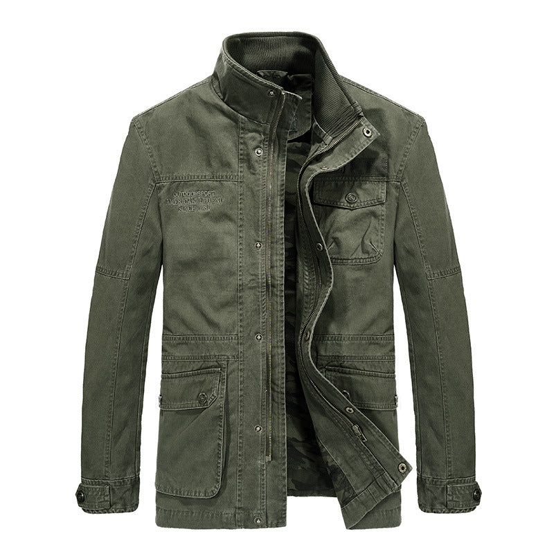 Herren Winterjacke Warme Outdoor Cargojacke Isoliert