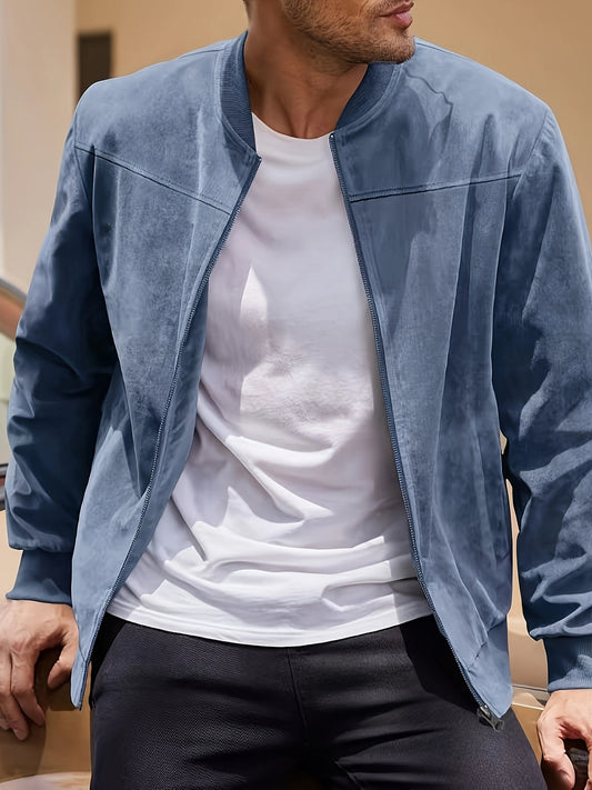 Herren Jacke Leicht Komfortabel Für Frühjahr Herbst - Norvielle