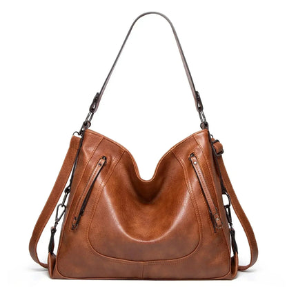 Frida Damen Lederhandtasche Lässig