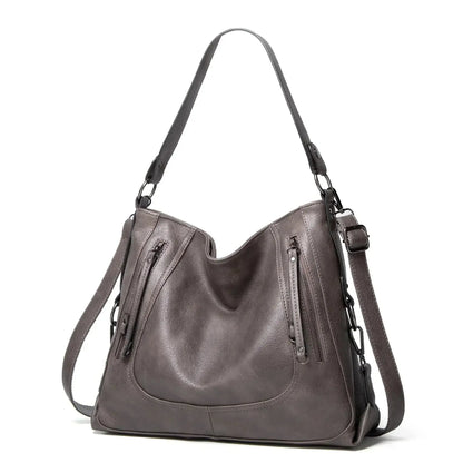 Frida Damen Lederhandtasche Lässig