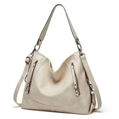Frida Damen Lederhandtasche Lässig