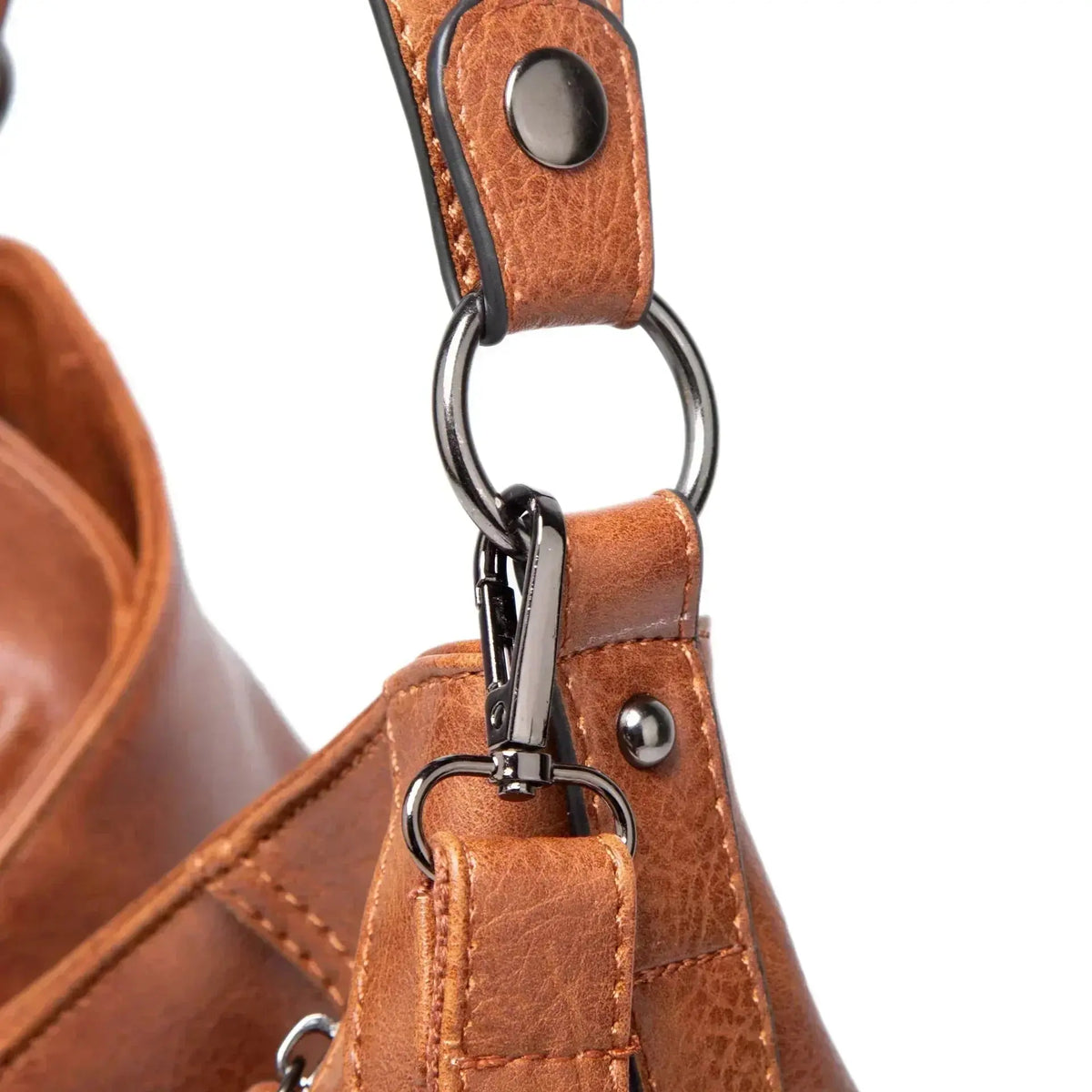 Frida Damen Lederhandtasche Lässig