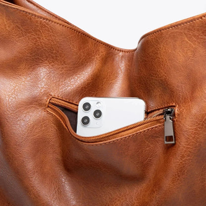 Frida Damen Lederhandtasche Lässig
