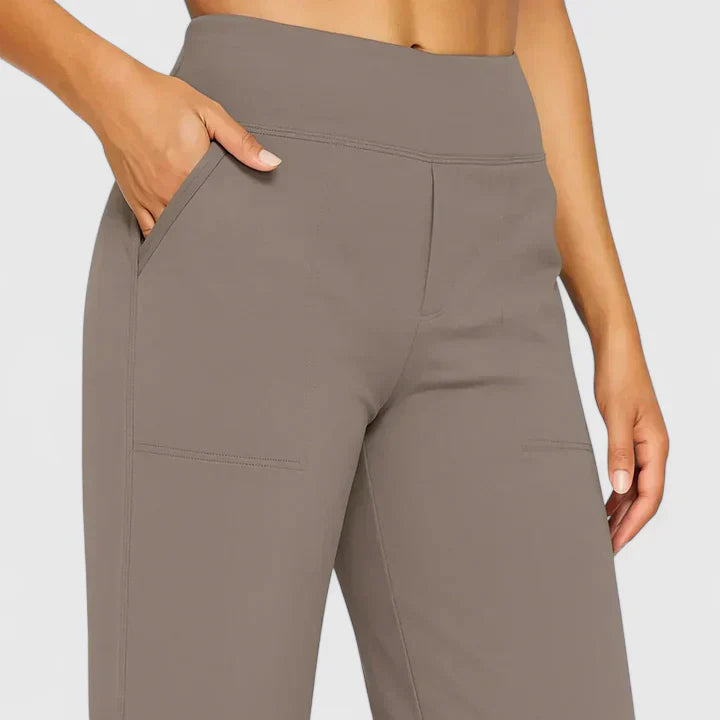 Damen Loungehose Weite Stretchbund Bequem