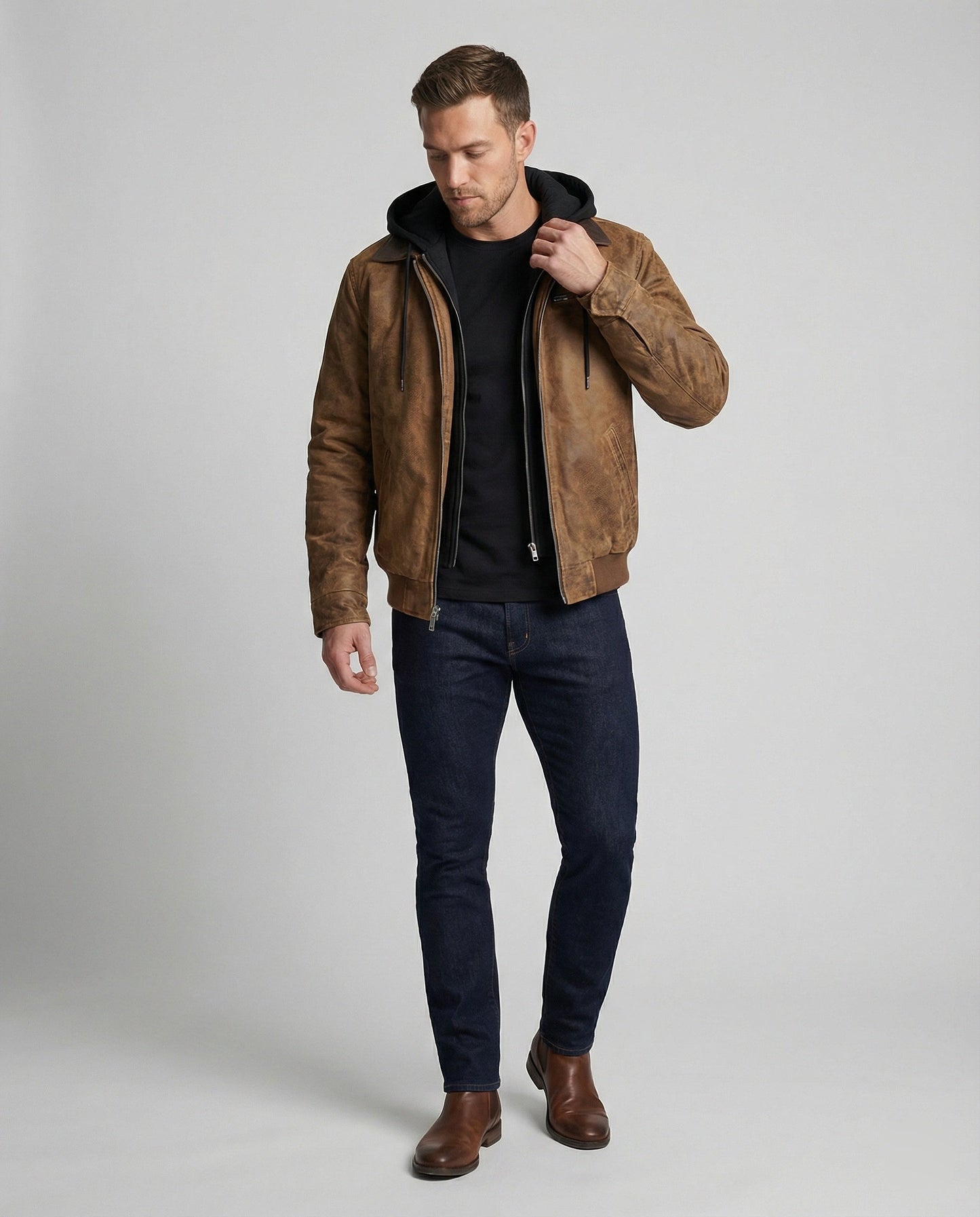 Herren Outdoorjacke Mit Kapuze