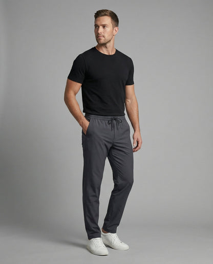 Herren Chinohose Elastisch Tunnelzug