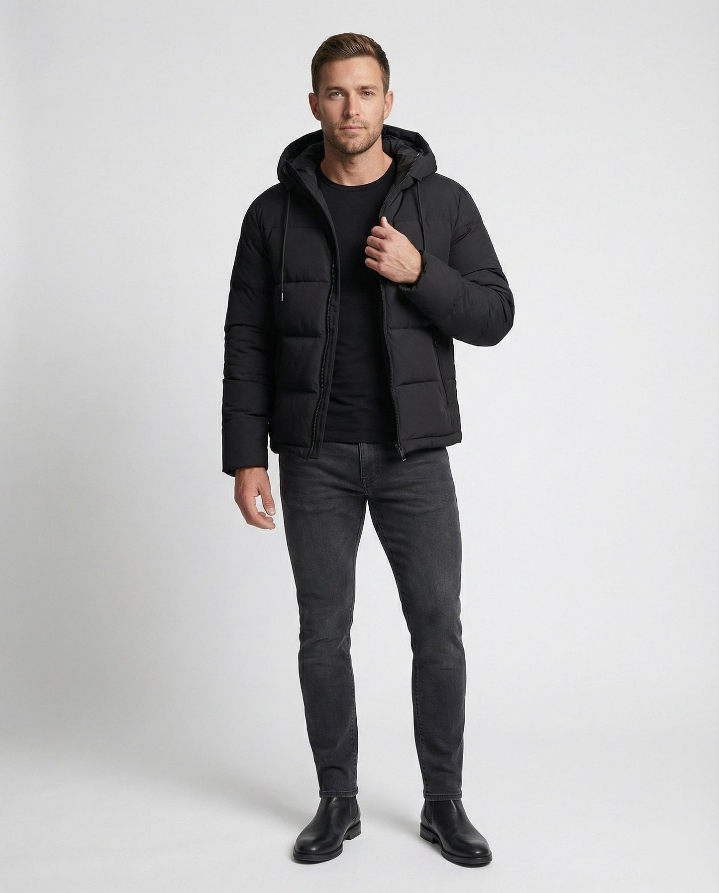 Herren Winterjacke Warme Pufferjacke