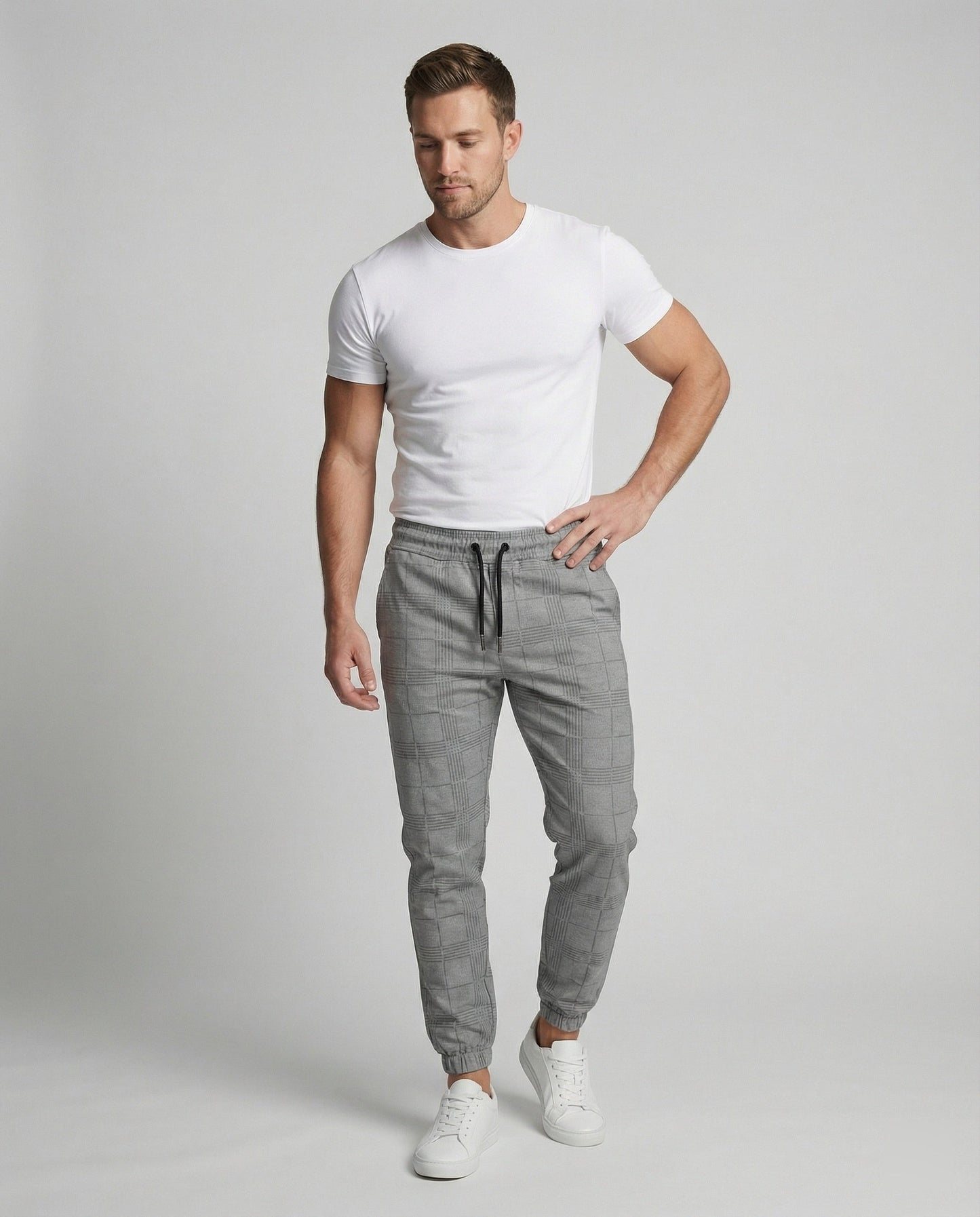 Bequeme Damen Jogginghose Soft Schwarz - Norvielle