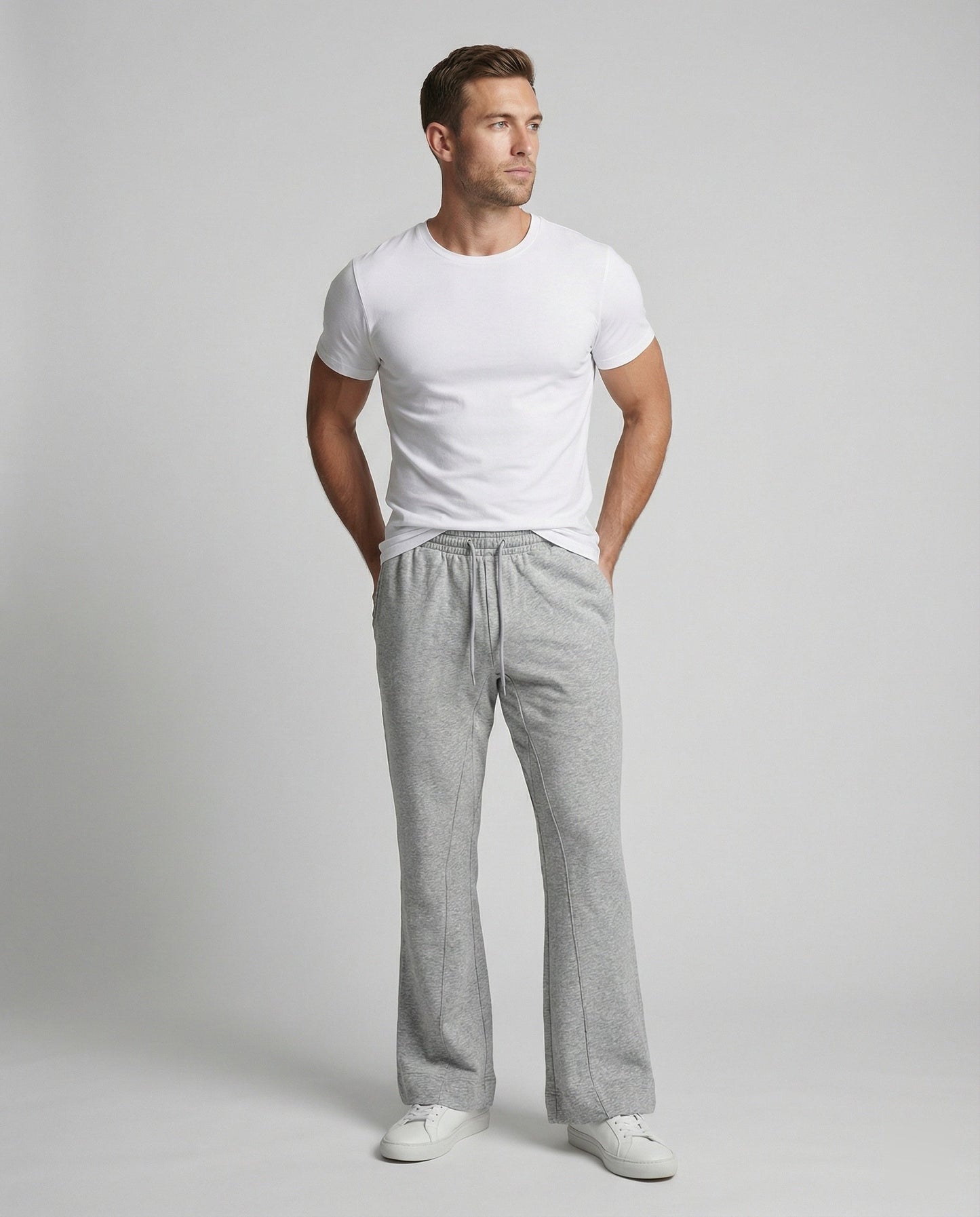 Unisex Sweathose Weit Kordelzug