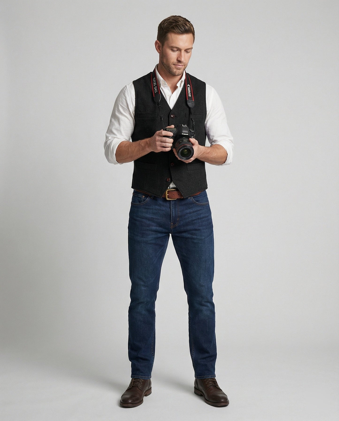Herren Weste Modisch Stylisch