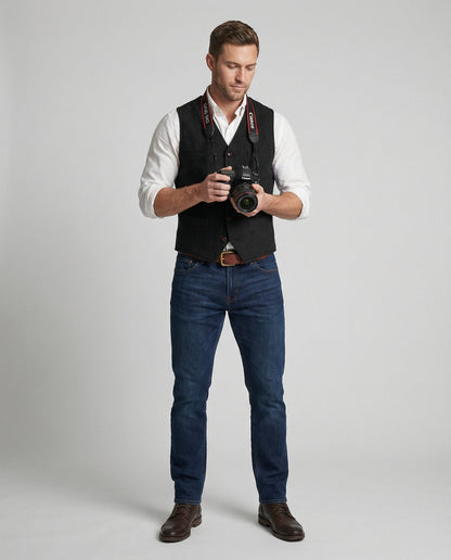 Herren Weste Modisch Stylisch