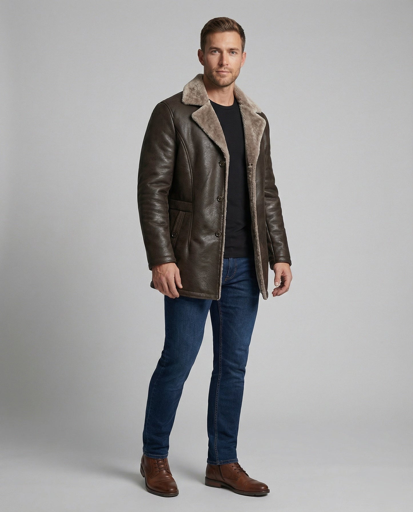 Herren Fleecejacke Warm