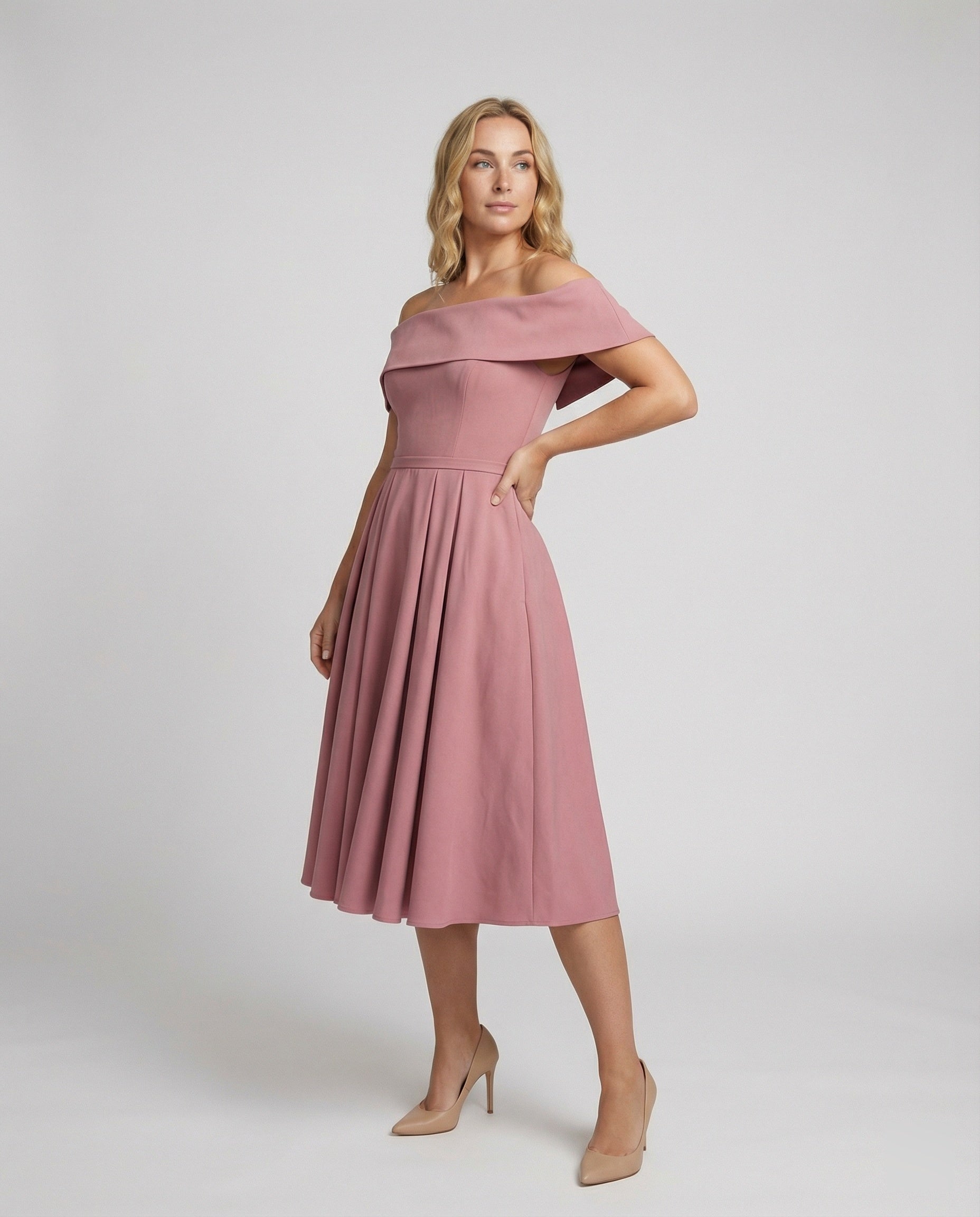 Norvielle Damen Trägerloses Satin-Kleid Party Schwarz - Norvielle