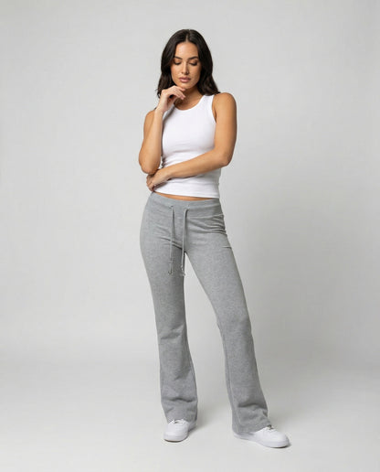 Damen Sweathose Hochbund Lässig