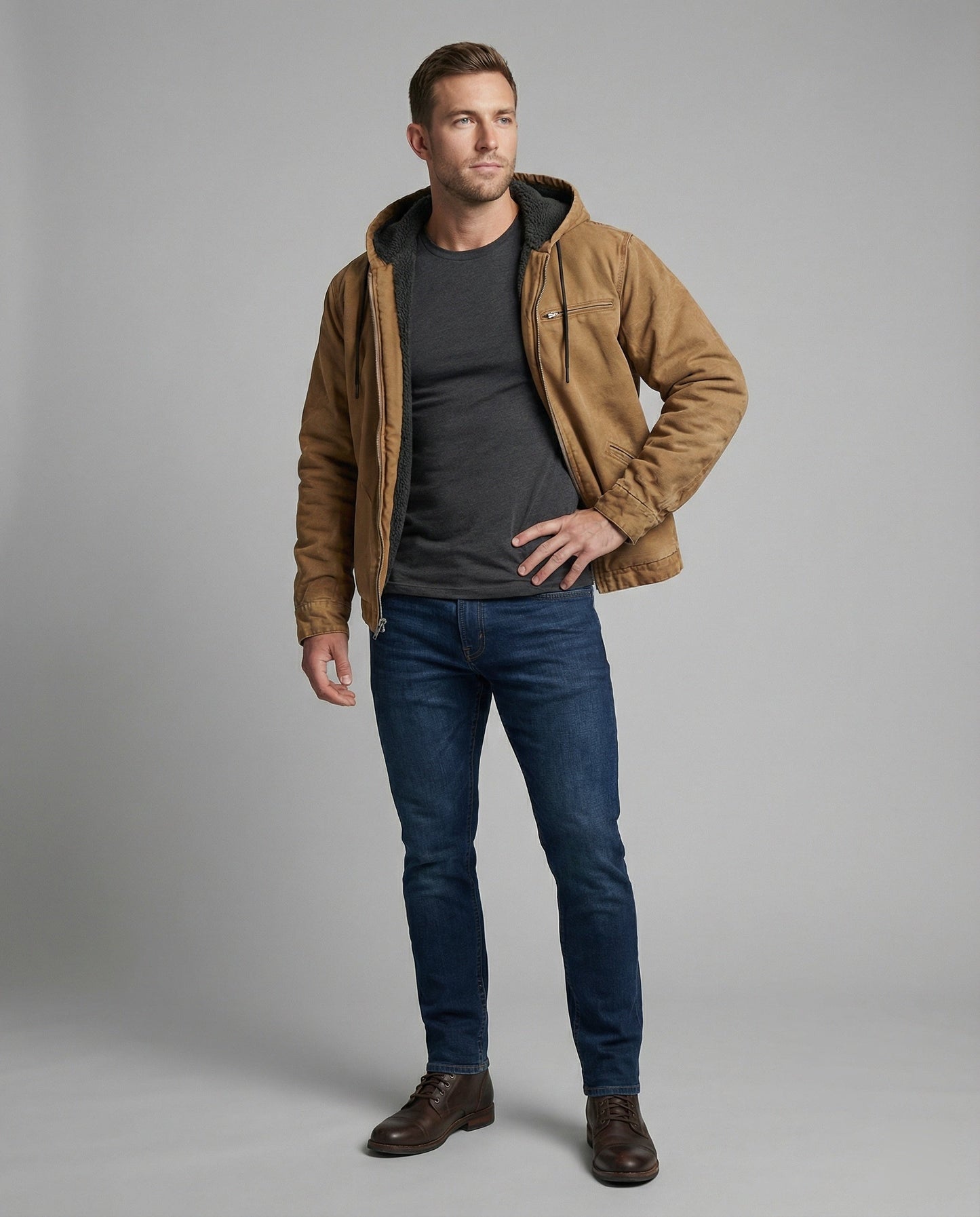 Herren Komfortjacke Elegantes Design