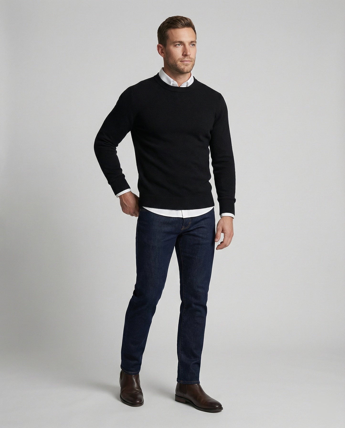Kaschmirpullover Herren Herbst