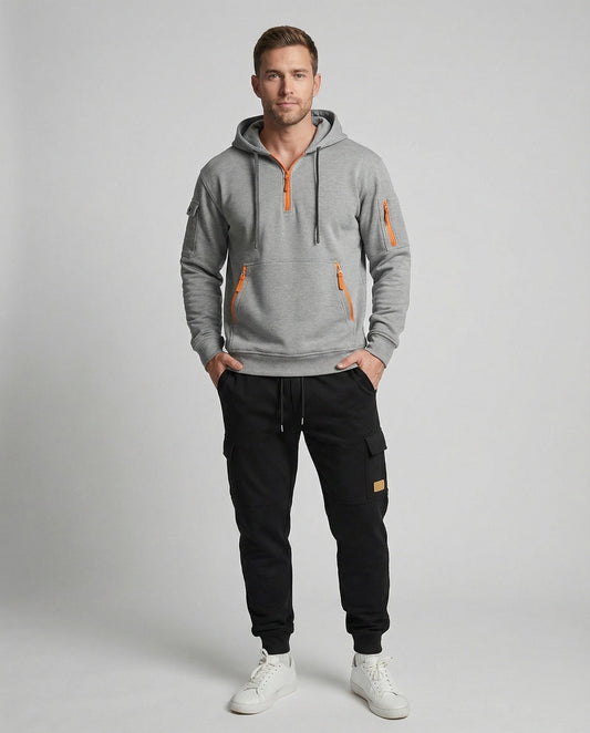 Herren Funktions-Hoodie Jogginghose Set - Norvielle