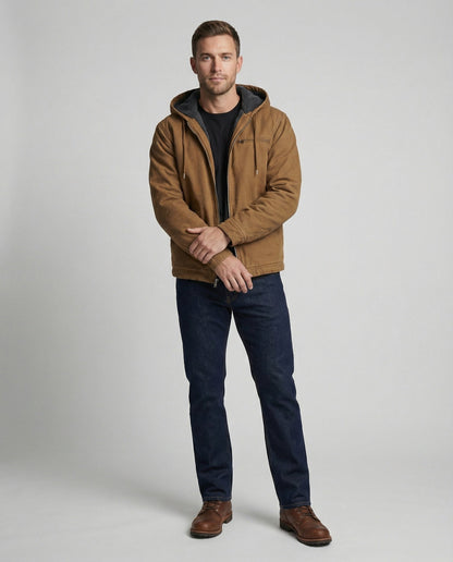 Herren Winterjacke Warm Elegant