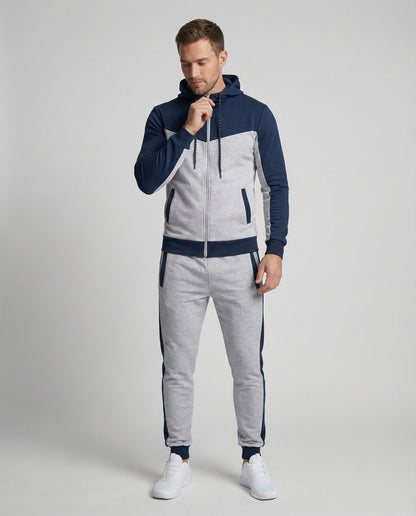 Herren Slim Fit Jogginganzug Sportlich