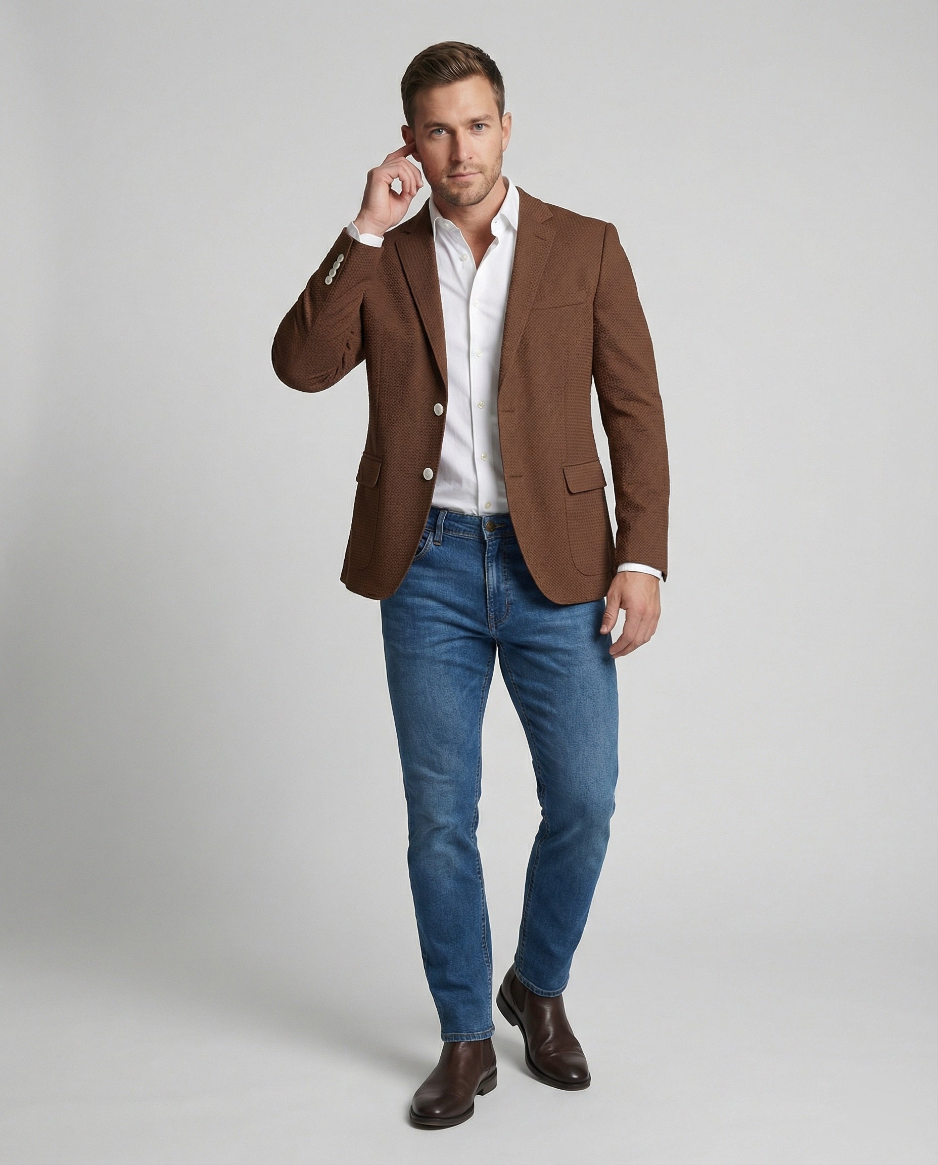 Herren Slimfit Blazer - Norvielle