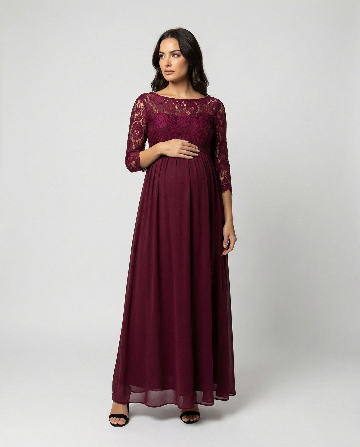 Elegantes Damen Abendkleid Schwangerschaftsmodell - Norvielle