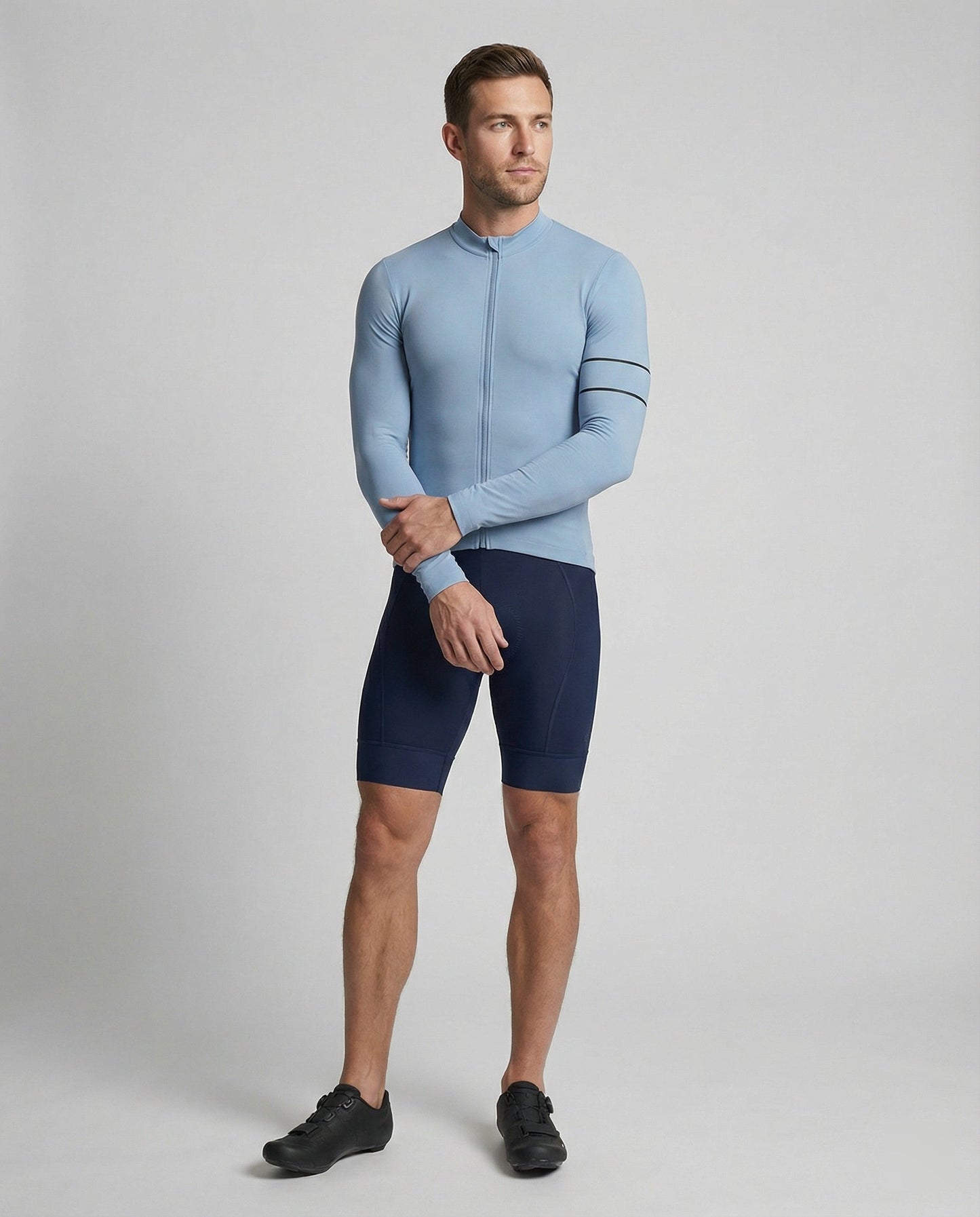 Herren Rennradtrikot Langarm Aerodynamisch