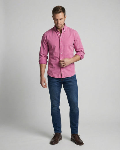 Herren Oxfordhemd Button Down