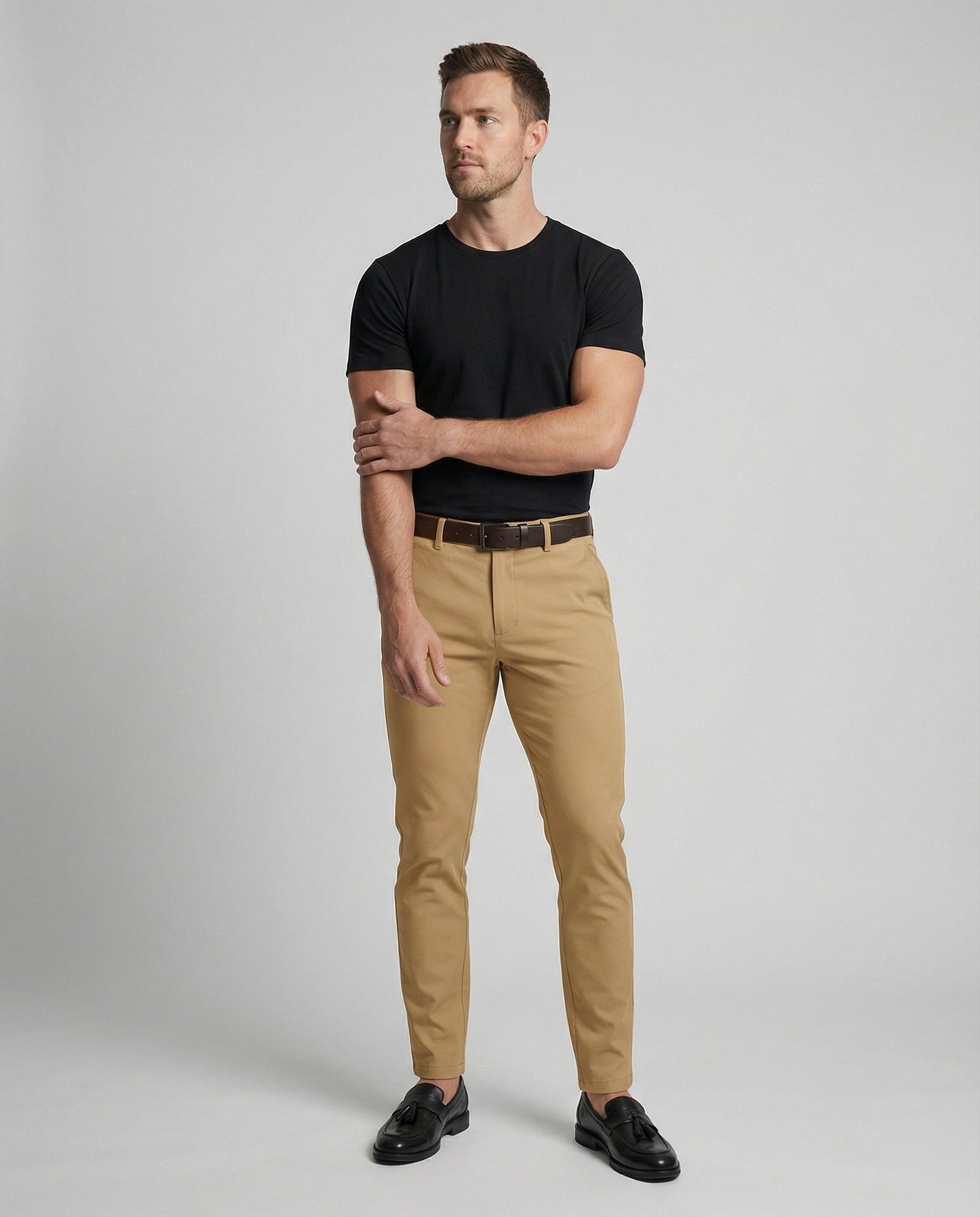 Herren Slimfit Chinohose Vielseitig