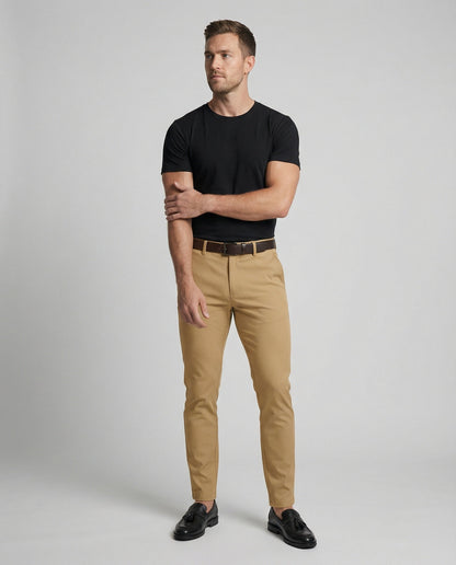 Herren Slimfit Chinohose Vielseitig