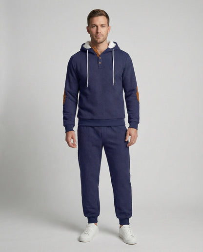 Herren Hoodie Jogginganzug Set Baumwolle