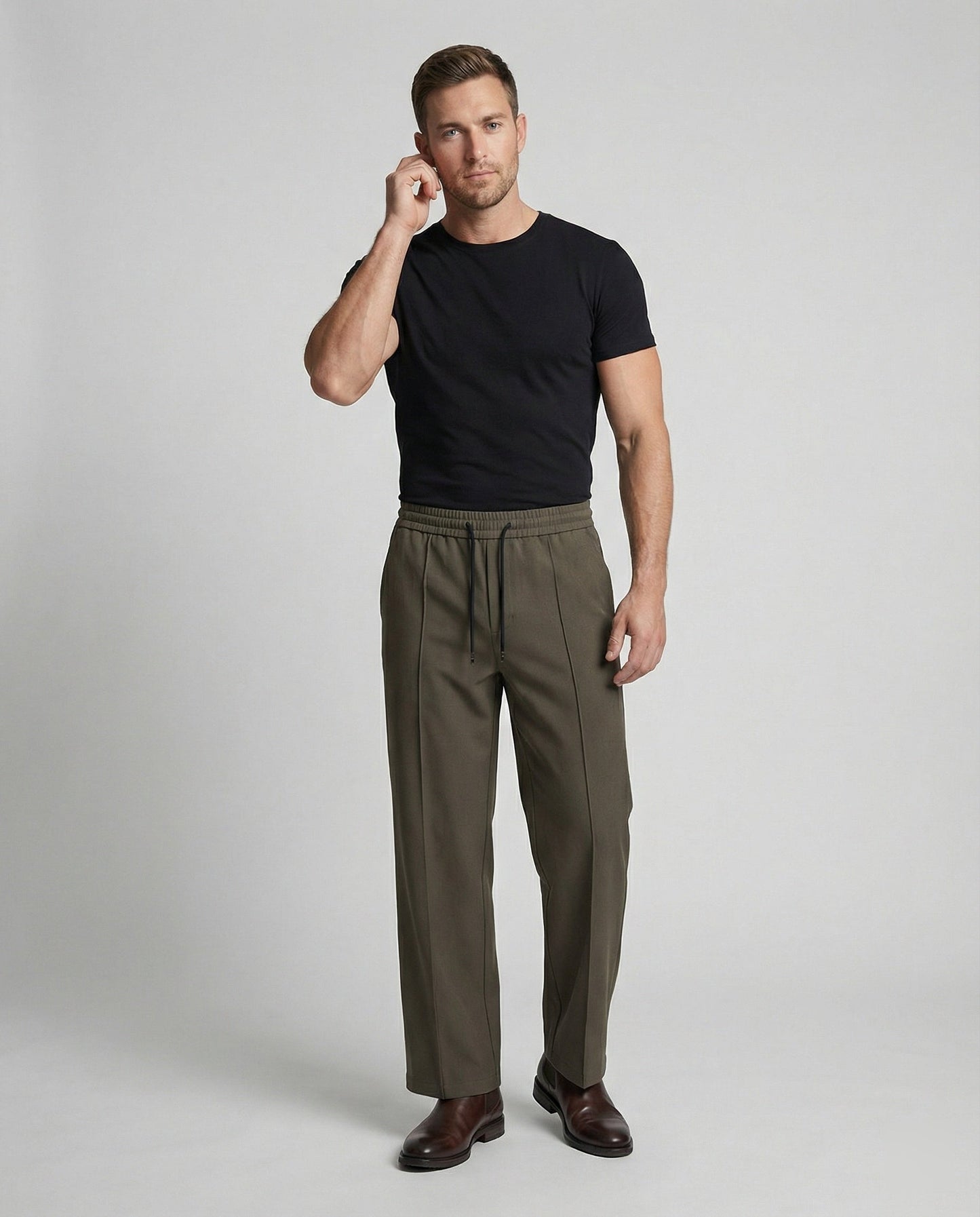 Herren Anzughose Lässig Casual
