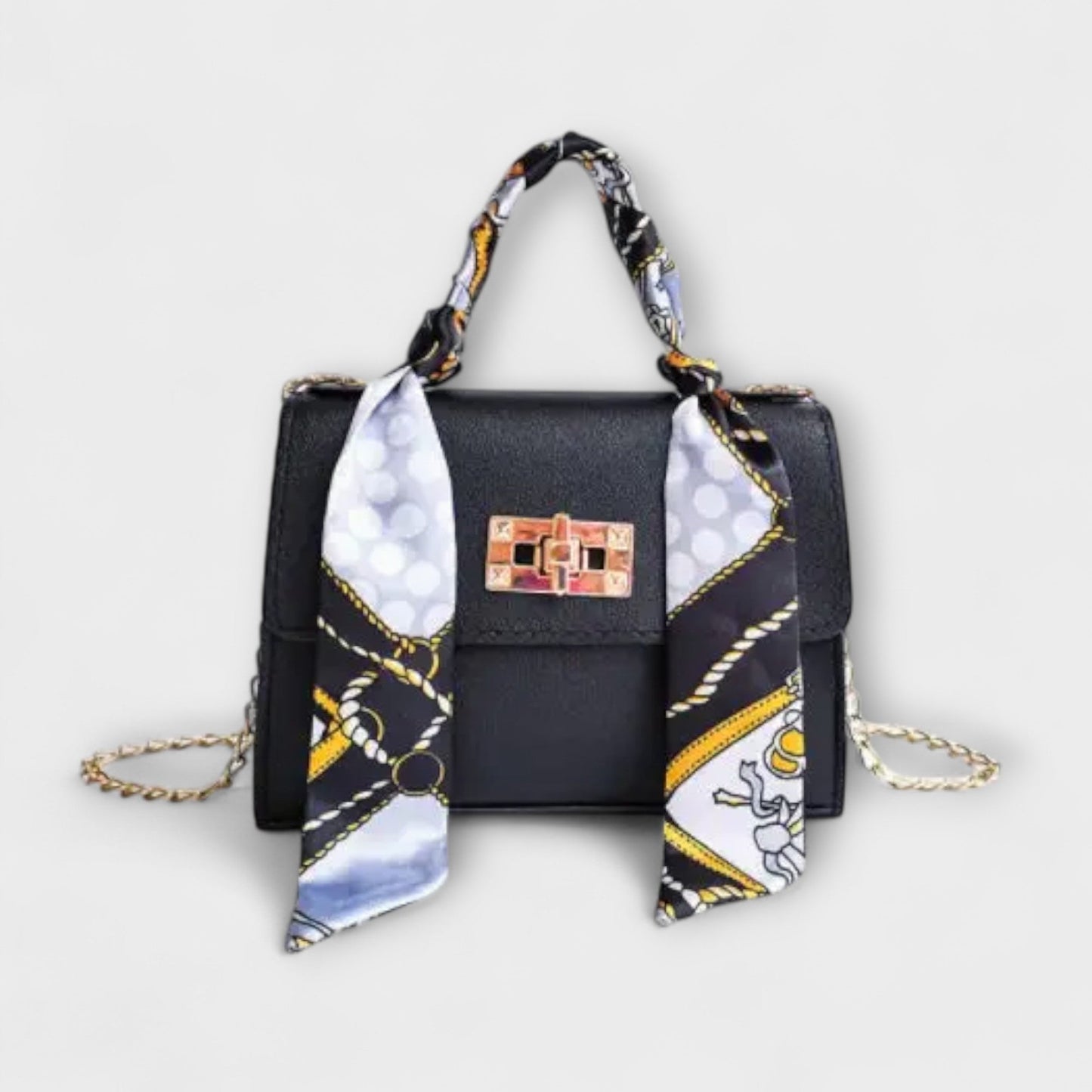 Damen Elegante Handtasche mit Kettenriemen