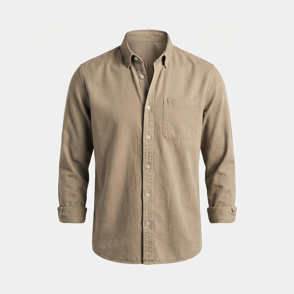 Gauvain Herren Langarmhemd Hochwertig Elegantes Design - Norvielle
