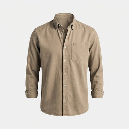 Gauvain Herren Langarmhemd Hochwertig Elegantes Design - Norvielle