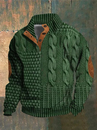 Heiko Herren Wärmepullover Bedruckt