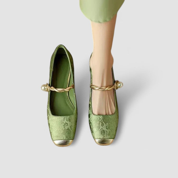 Damen Orthopädische Mary Jane Schuhe Niedriger Absatz