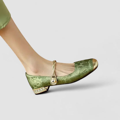 Damen Orthopädische Mary Jane Schuhe Niedriger Absatz