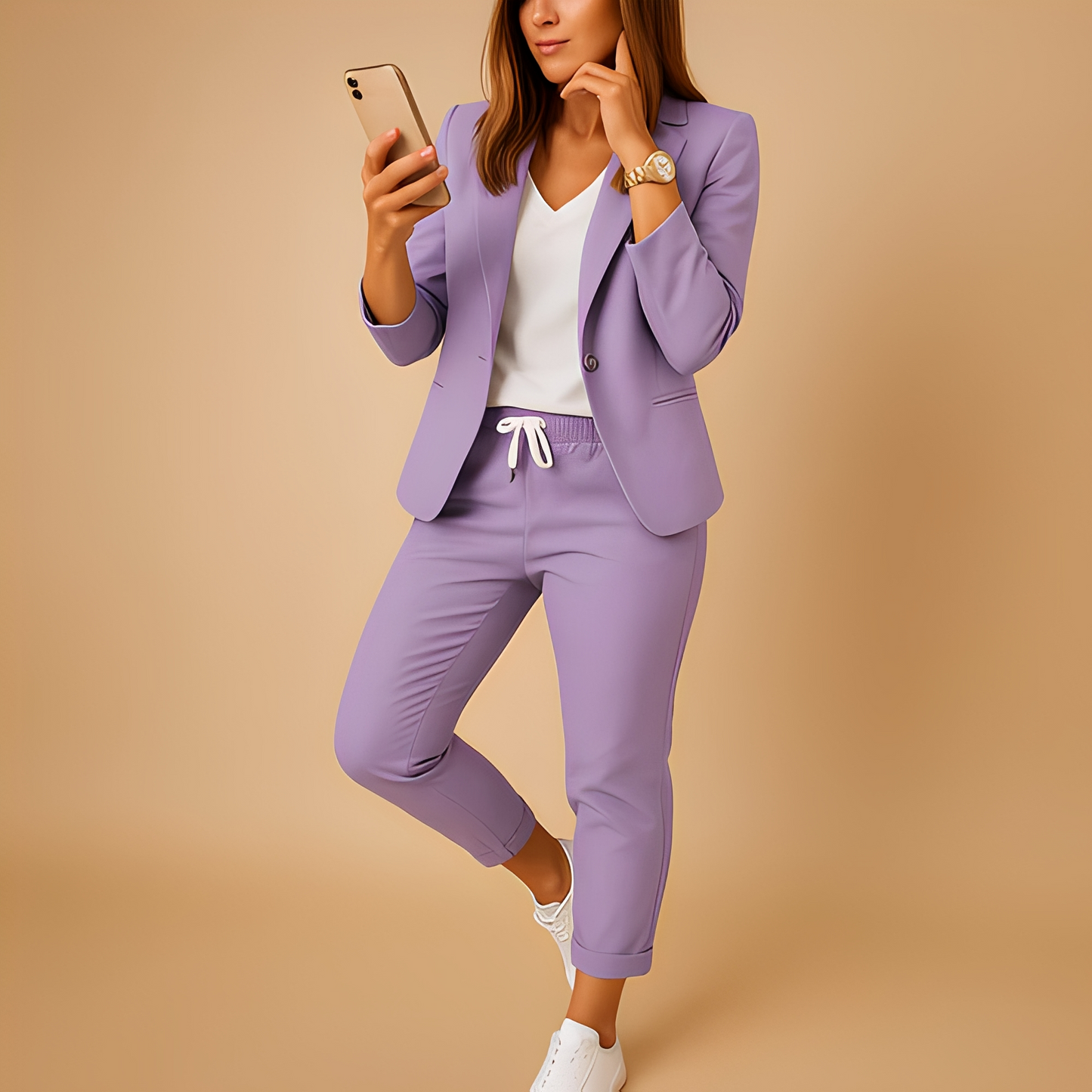 Aletha Damen Maßanzug Blazer und Hose
