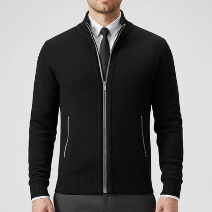Herren Strickjacke Reißverschluss Vorne Christian